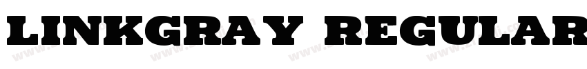 Linkgray Regular字体转换